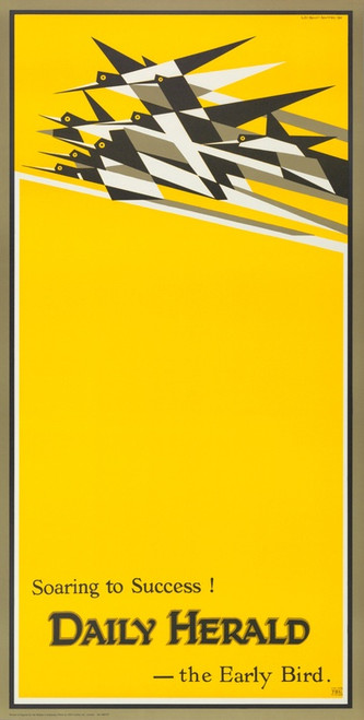 Digital Print - Soaring to Success, The Early Bird by Edward McKnight Kauffer