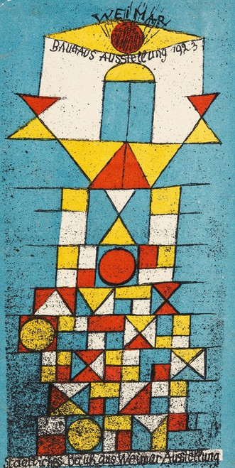 Digital Print - Die erhabene Seite by Paul Klee