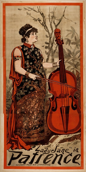 Digital Print - Lady Jane in Patience by A.S. Seer's Litho.
