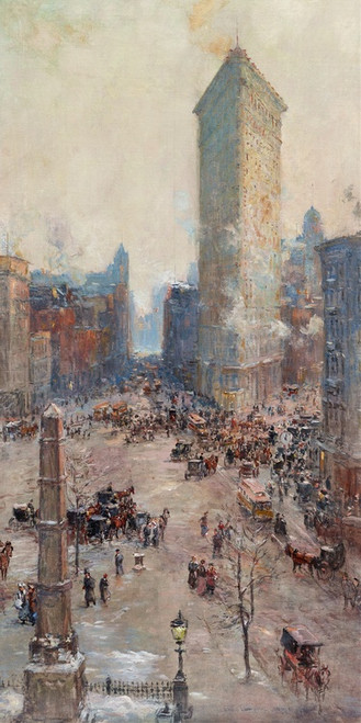 Digital Print - Flat Iron Building by Colin Campbell Cooper