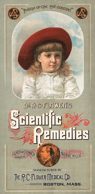 Digital Print - Dr. R.C. Flower's scientific remedies by Hatch Lith. Co.