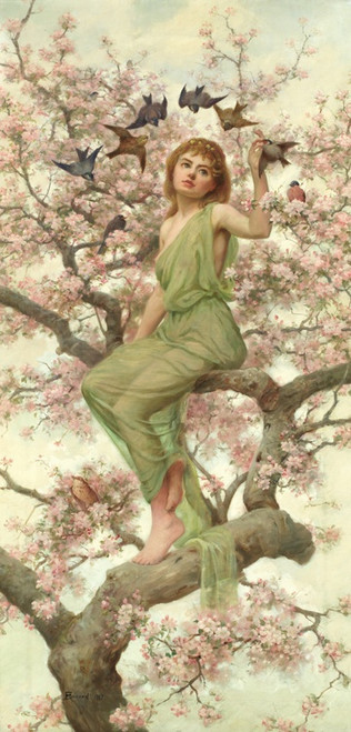 Digital Print - The spirit of summer by Thomas Frederick Mason Sheard