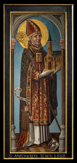 Digital Print - Saint Ansgar by Hans Bornemann