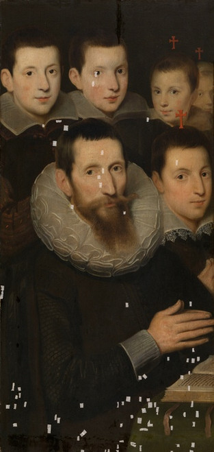 Digital Print - Donor with Five Sons by Cornelis de Vos