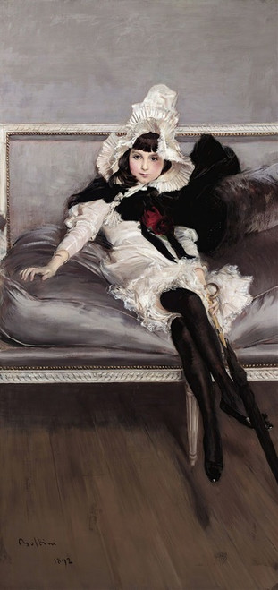 Digital Print - Portrait Of Giovinetta Errazuriz by Giovanni Boldini