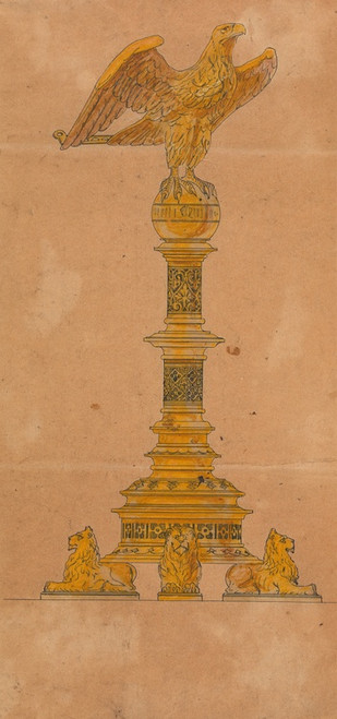 Digital Print - Design executed for Jones and Willis, metal and wood-workers and church furniture manufacturers of Birmingham and London by George Edmund Street