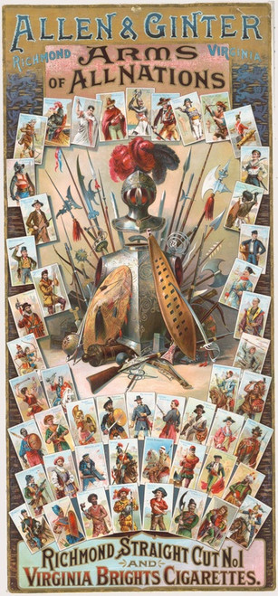 Digital Print - Allen & Ginter, arms of all nations, Richmond, Virginia by Geo. S. Harris & Sons