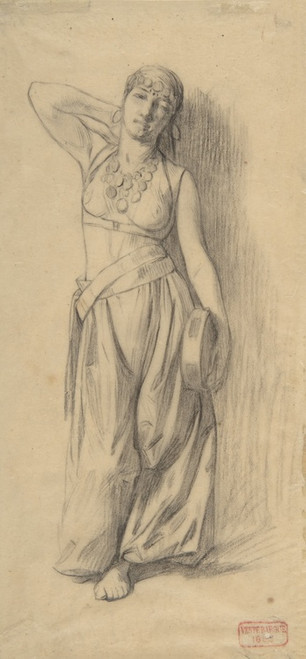 Digital Print - Study for 'The Almeh' by Charles Bargue