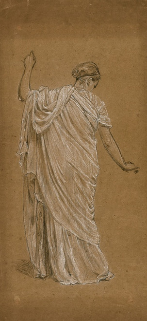 Digital Print - Study for 'A Garden' by Albert Joseph Moore