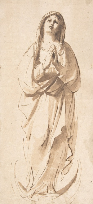 Digital Print - The Virgin Immaculate by Guercino