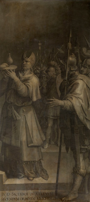 Digital Print - Abraham and Melchizedech by Ambrosius Francken I