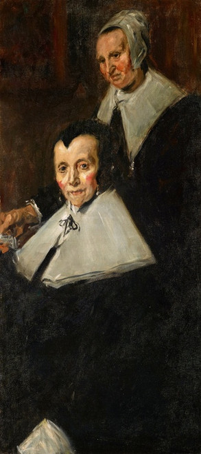 Digital Print - Detail of Two Figures from The Regentesses of the Old Mens Almshouse, Haarlem, after Frans Hals by John Singer Sargent
