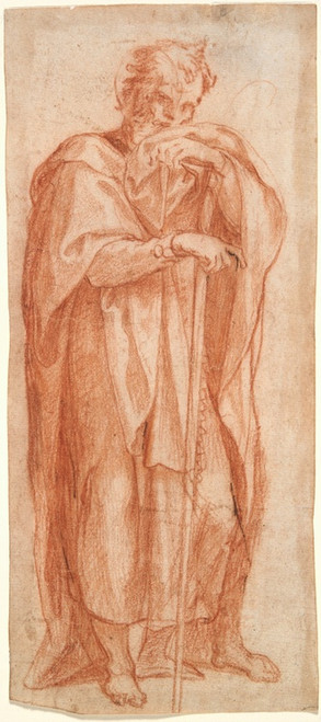 Digital Print - Eleazar, study for a fresco in the Sixtine Chapel, Santa Maria Maggiore,Rome by Cesare Nebbia