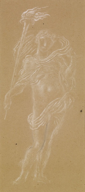 Digital Print - Hymen with a Flaming Torch by Simeon Solomon