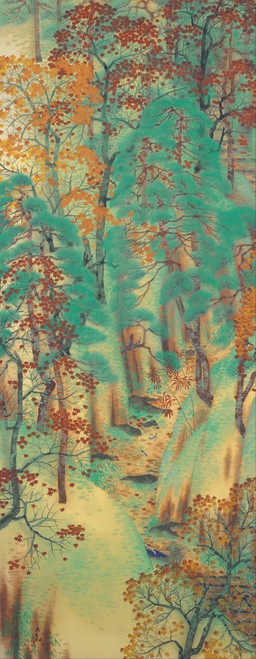Digital Print - Way to Atago by Yokoyama Taikan