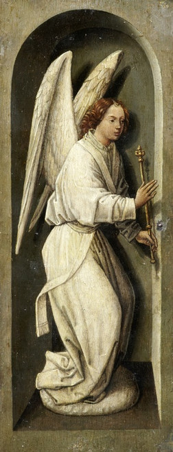 Digital Print - Angel of the Annunciation by Bruges Master