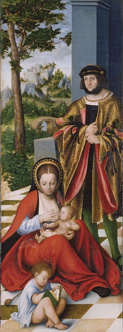 Digital Print - Mary Cleophas and Alphaeus (with the features of Frederick the Wise) with two of their sons by Lucas Cranach the Elder