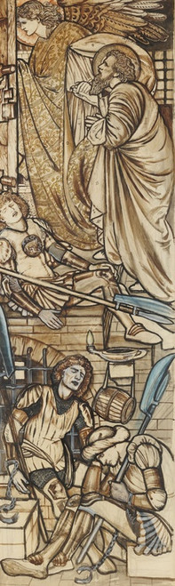 Digital Print - The Deliverance of St Peter from Prison by Sir Edward Coley Burne-Jones