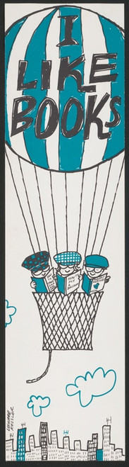 Digital Print - I like books by Leonard Kessler