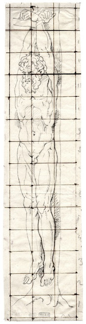 Digital Print - Marsyas bound to a tree by David Humbert de Superville