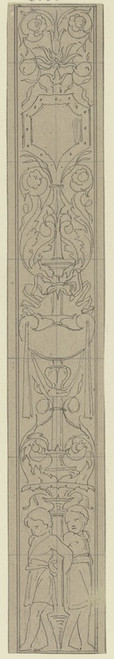Digital Print - Ornament zur Einfassung der Veitschen Freskobilder im Stdelschen Institut by Eduard von Steinle