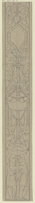 Digital Print - Ornament zur Einfassung der Veitschen Freskobilder im Stdelschen Kunstinstitut by Eduard von Steinle