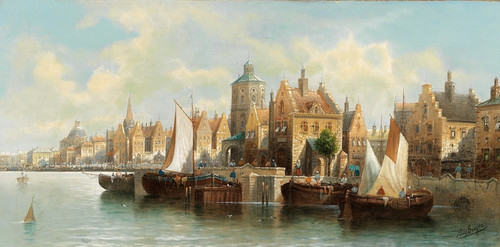 Partie Aus Amsterdam by August Von Siegen: Digital File: JPG