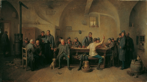 Soldaten In Der Kantine by Friedrich Friedlnder: Digital File: JPG