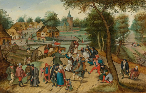 Return From The Kermesse by Pieter Brueghel The Younger: Digital File: JPG