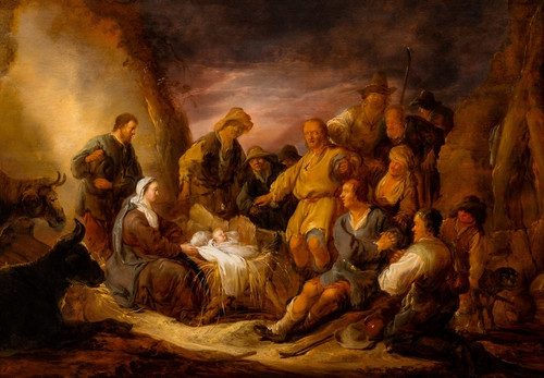 The adoration of the shepherds by Benjamin Gerritsz. Cuyp: Digital File: JPG