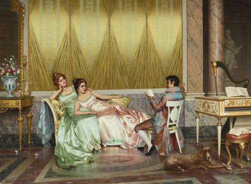 The Poetry Reading by Vittorio Reggianini: Digital File: JPG