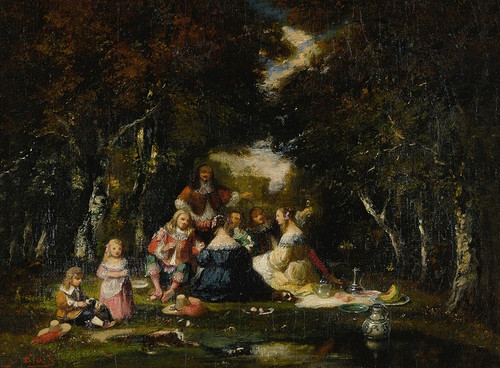 Une partie de campagne by Narcisse-Virgile Diaz de La Pea: Digital File: JPG