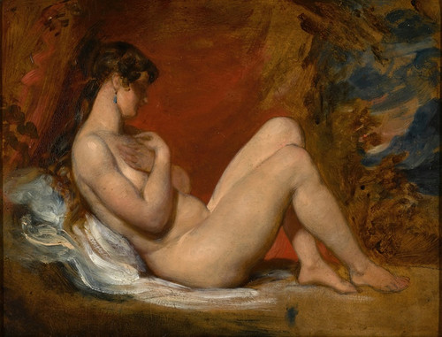Reclining female nude by William Etty: Digital File: JPG