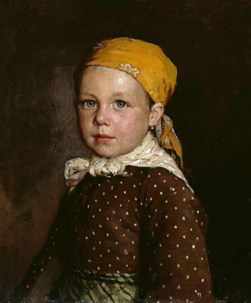 Portrait of a little girl by Jahn Ekenaes: Digital File: JPG