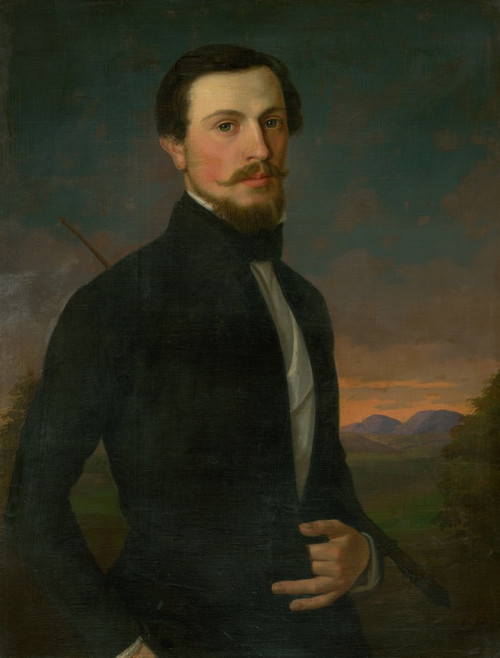 Portrait Of Young Man by Jozef Boetech Klemens: Digital File: JPG