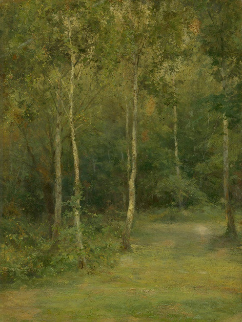 Wooded Landscape With Little Birches by udovt ordk: Digital File: JPG