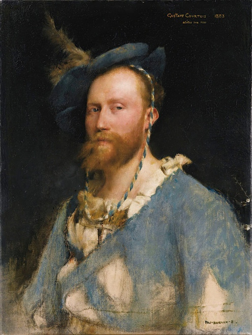 Portrait Of Gustave Courtois by Pascal-Adolphe-Jean Dagnan-Bouveret: Digital File: JPG