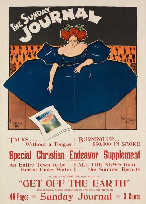 The Sunday journal by Ernest Haskell: Digital File: JPG
