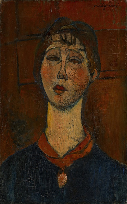 Portrait Of Madame Dorival by Amedeo Modigliani: Digital File: JPG