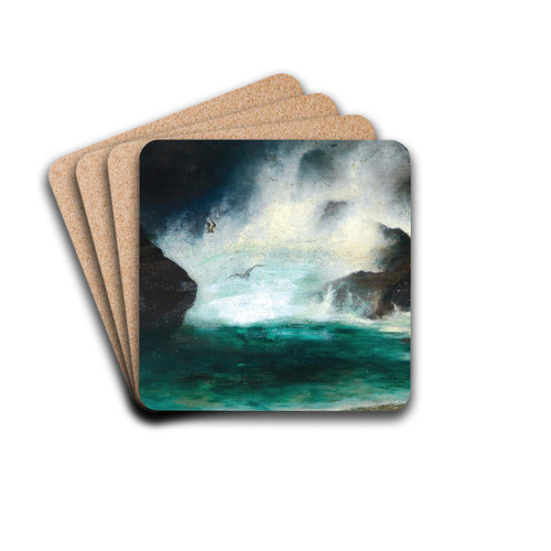 Capri by Karl Wilhelm Diefenbach Drink Coasters - set of 4
