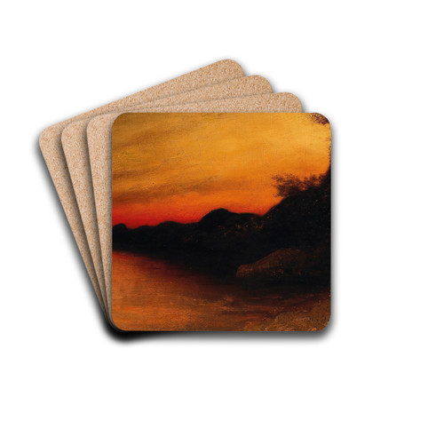 Capri by Karl Wilhelm Diefenbach Drink Coasters - set of 4