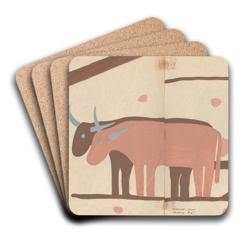 Colcha by Majel G. Claflin Art Drink Coaster set