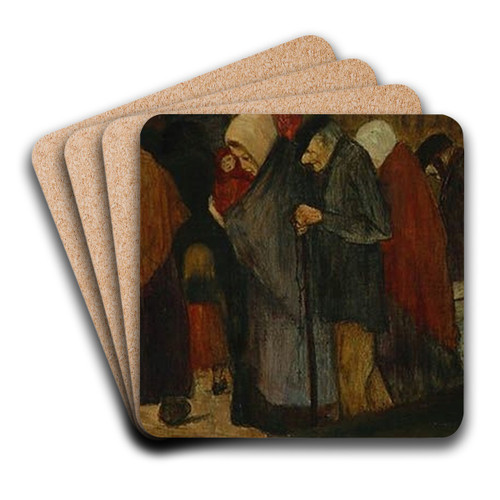 Pilgrimage by Karel Collens Art Drink Coaster set Pilgrimage by Karel Collens Art Drink Coaster set