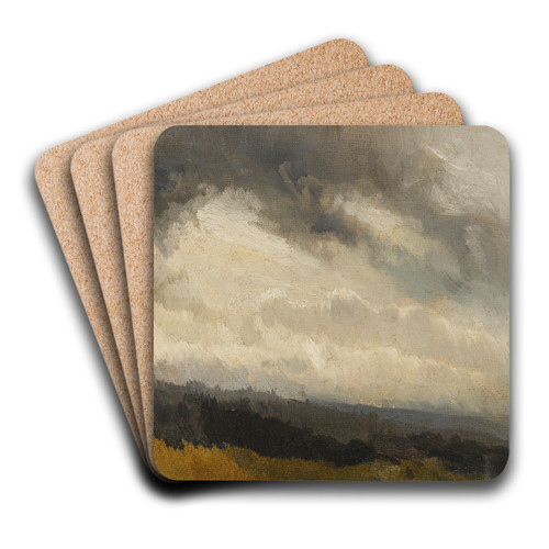 Gewitterstimmung am Chiemsee by Karl Raupp Art Drink Coaster set