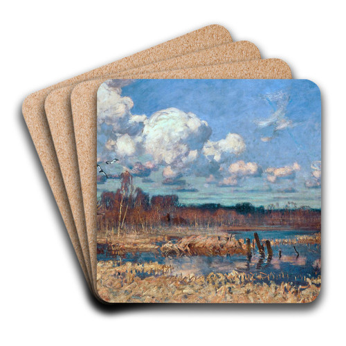 Elk by Julian Falat Art Drink Coaster set