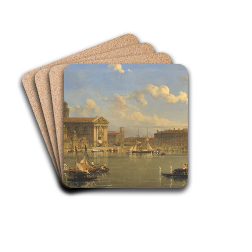The Giudecca, Venice by David Roberts Drink Coasters - set of 4 The Giudecca, Venice by David Roberts Drink Coasters - set of 4