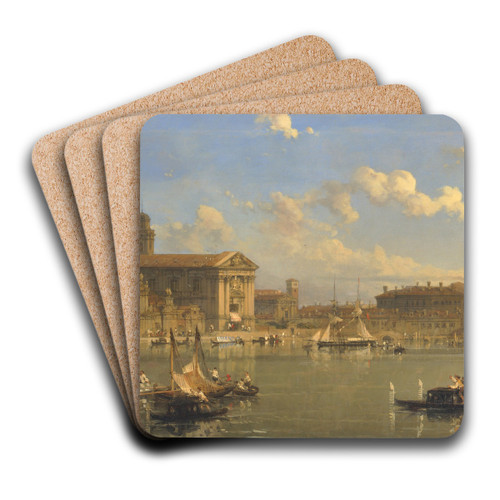 The Giudecca, Venice by David Roberts Art Drink Coaster set The Giudecca, Venice by David Roberts Art Drink Coaster set