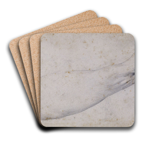 Etude de bras by Jean Auguste Dominique Ingres Art Drink Coaster set