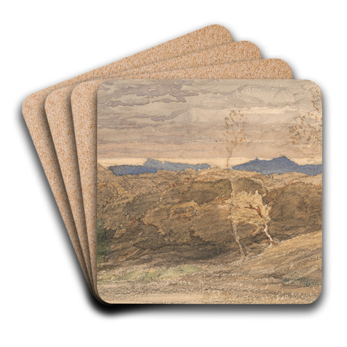 Scene in Wales by Samuel Palmer Art Drink Coaster set