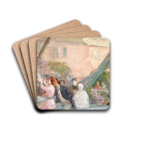 Un toast by Victor Marec Drink Coasters - set of 4